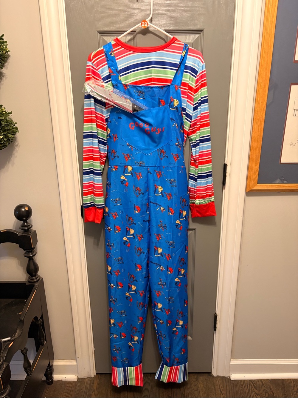 Adult Chucky Good Guys Halloween Costume Large 3 pieces